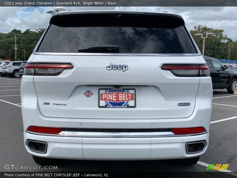 Bright White / Black 2021 Jeep Grand Cherokee L Overland 4x4