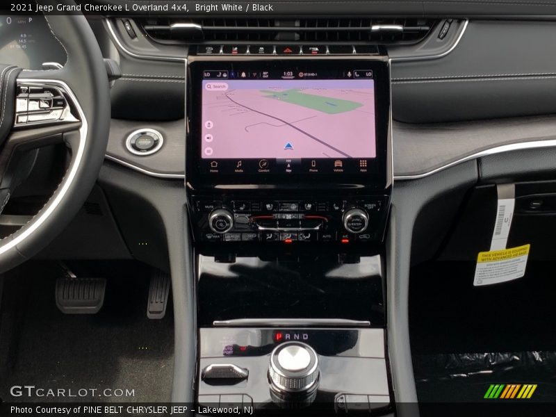 Navigation of 2021 Grand Cherokee L Overland 4x4