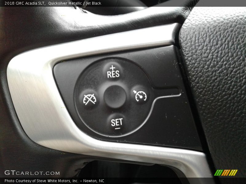 Quicksilver Metallic / Jet Black 2018 GMC Acadia SLT