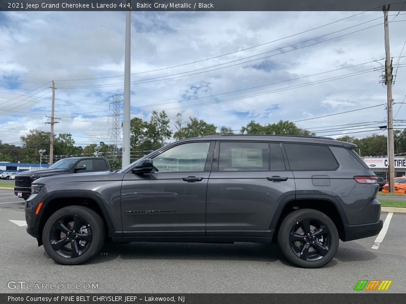 Baltic Gray Metallic / Black 2021 Jeep Grand Cherokee L Laredo 4x4