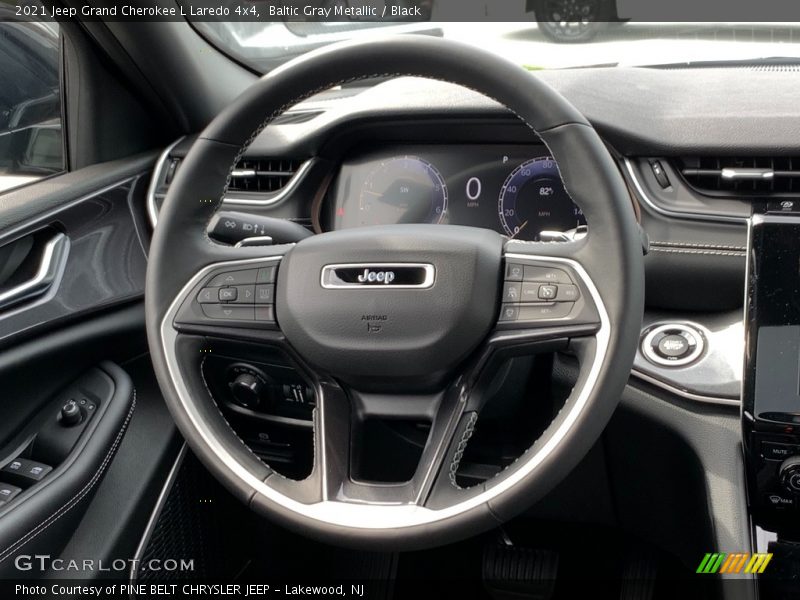 Baltic Gray Metallic / Black 2021 Jeep Grand Cherokee L Laredo 4x4