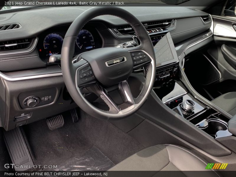 Baltic Gray Metallic / Black 2021 Jeep Grand Cherokee L Laredo 4x4