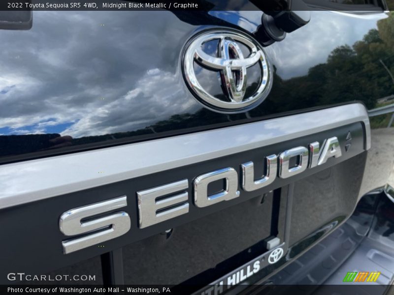 Midnight Black Metallic / Graphite 2022 Toyota Sequoia SR5 4WD