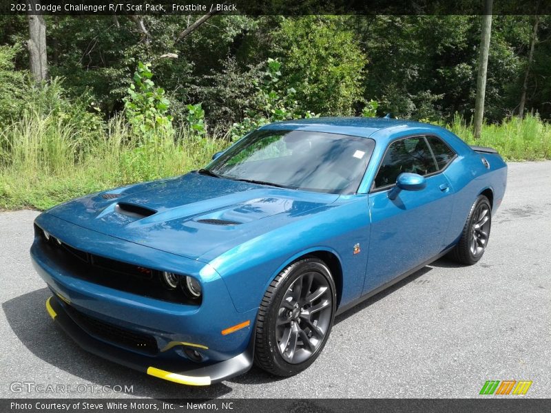 Frostbite / Black 2021 Dodge Challenger R/T Scat Pack