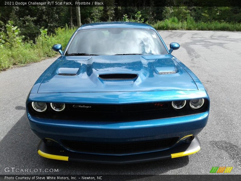 Frostbite / Black 2021 Dodge Challenger R/T Scat Pack