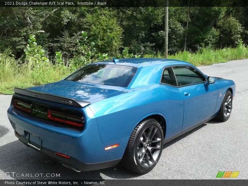 Frostbite / Black 2021 Dodge Challenger R/T Scat Pack