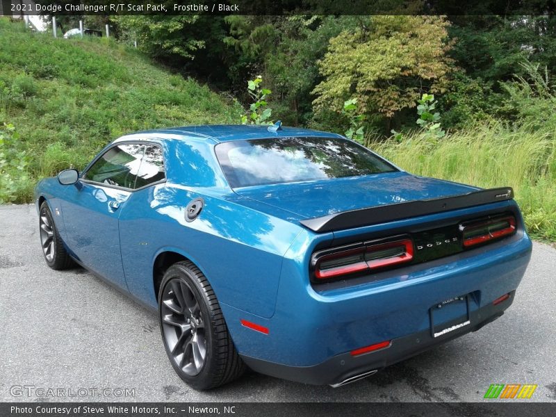 Frostbite / Black 2021 Dodge Challenger R/T Scat Pack