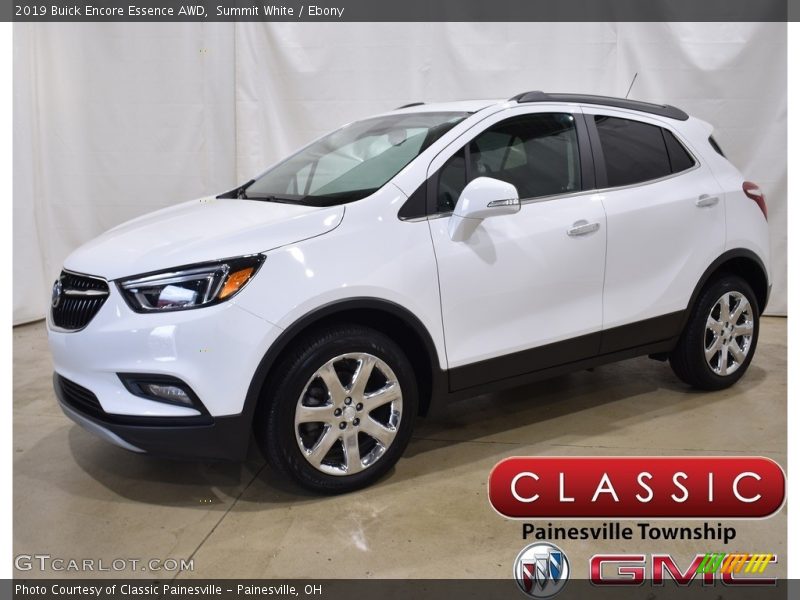 Summit White / Ebony 2019 Buick Encore Essence AWD