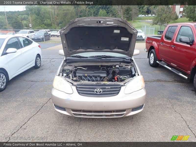 Charcoal Gray Metallic / Pebble Beige 2003 Toyota Corolla LE
