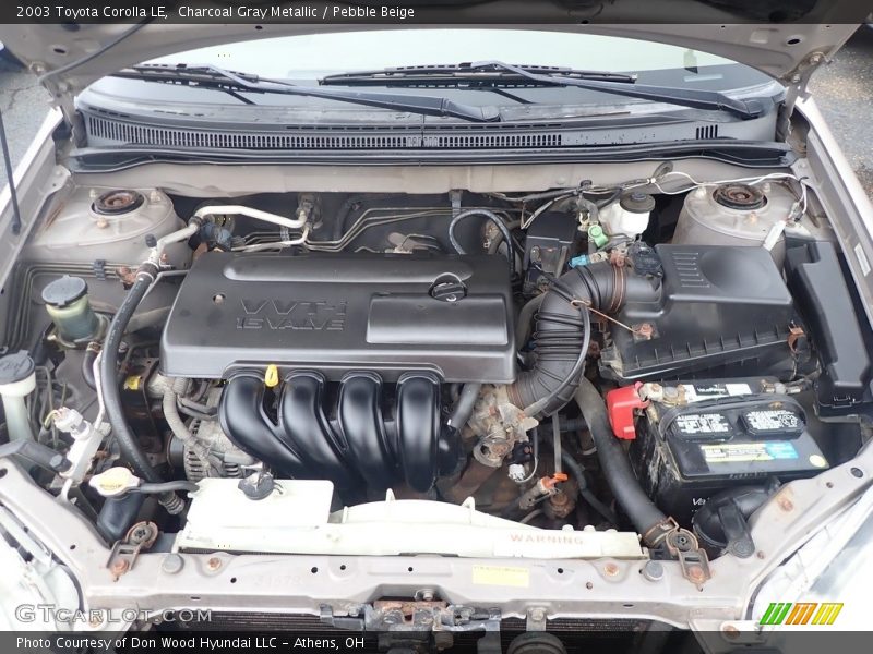 Charcoal Gray Metallic / Pebble Beige 2003 Toyota Corolla LE