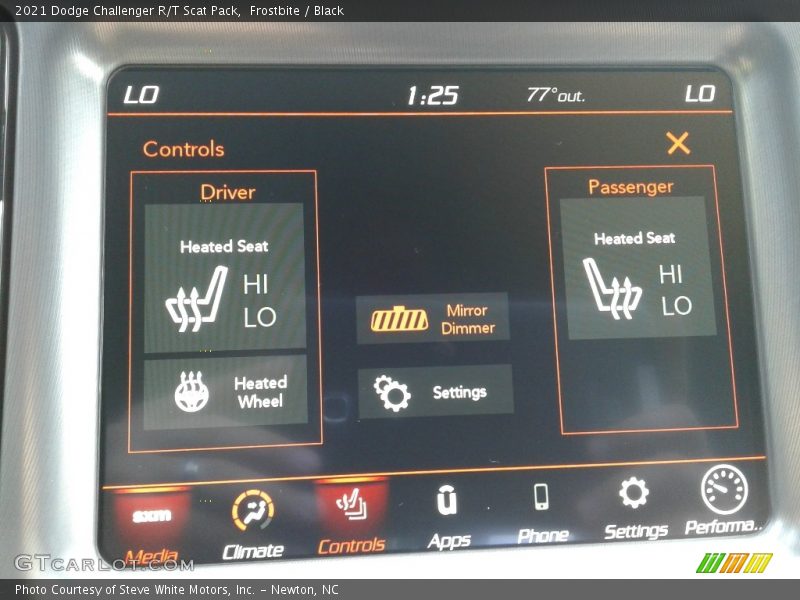 Frostbite / Black 2021 Dodge Challenger R/T Scat Pack