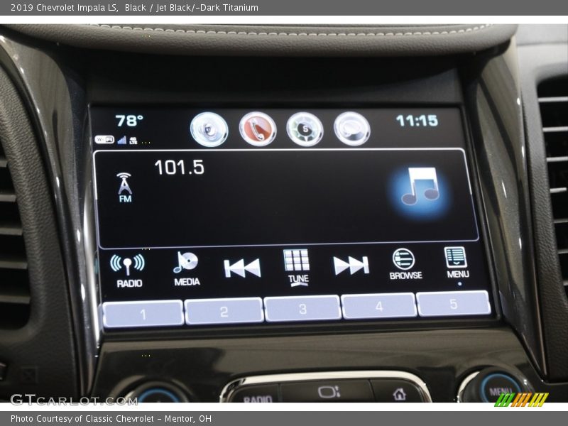 Black / Jet Black/­Dark Titanium 2019 Chevrolet Impala LS