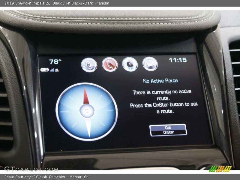 Black / Jet Black/­Dark Titanium 2019 Chevrolet Impala LS