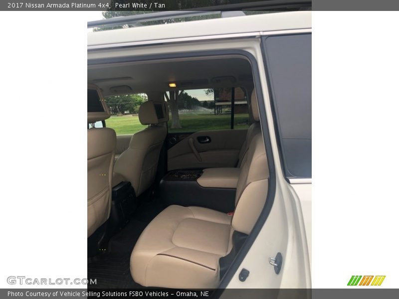 Pearl White / Tan 2017 Nissan Armada Platinum 4x4