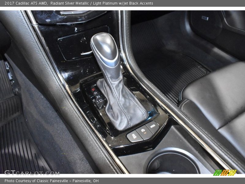 Radiant Silver Metallic / Light Platinum w/Jet Black Accents 2017 Cadillac ATS AWD