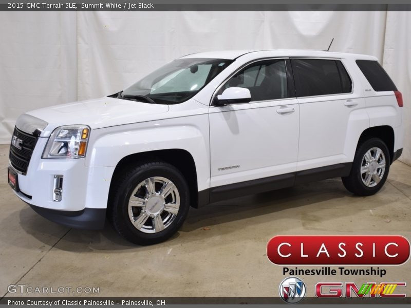 Summit White / Jet Black 2015 GMC Terrain SLE