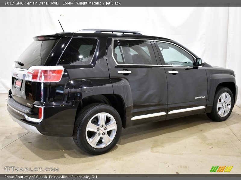 Ebony Twilight Metallic / Jet Black 2017 GMC Terrain Denali AWD