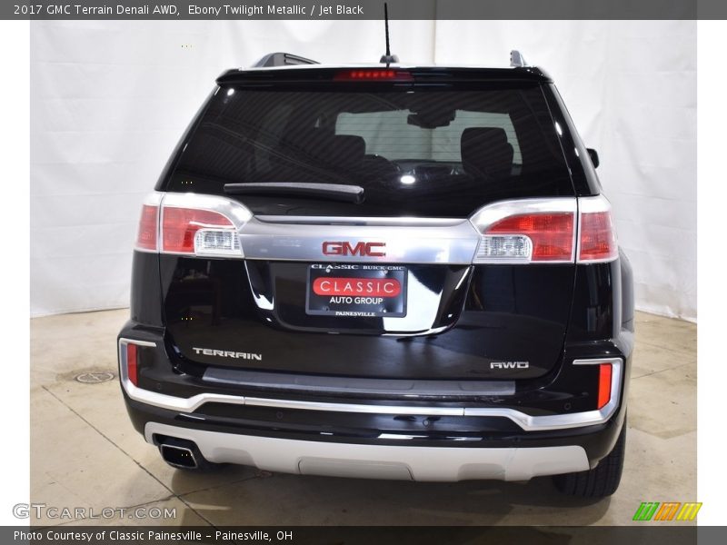 Ebony Twilight Metallic / Jet Black 2017 GMC Terrain Denali AWD