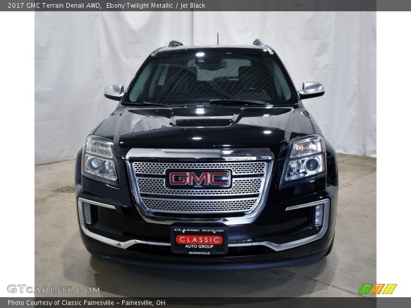 Ebony Twilight Metallic / Jet Black 2017 GMC Terrain Denali AWD