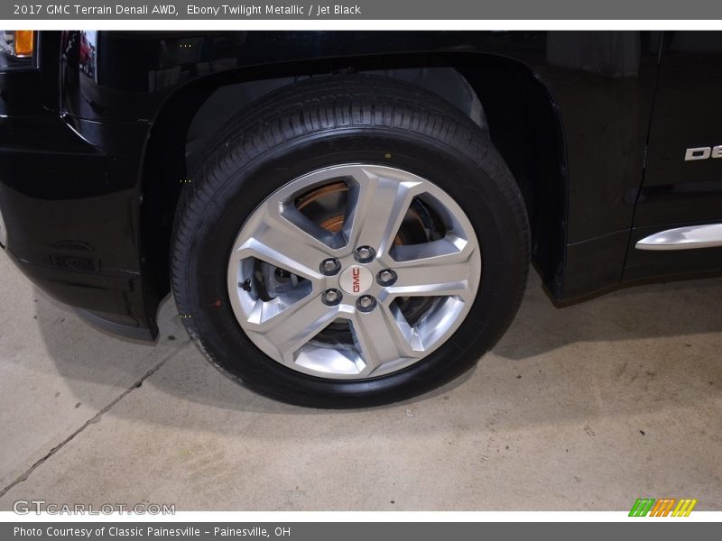 Ebony Twilight Metallic / Jet Black 2017 GMC Terrain Denali AWD