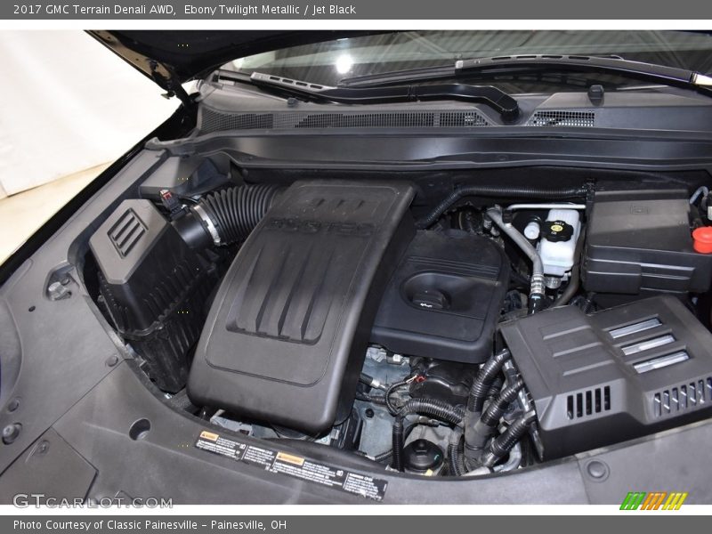 Ebony Twilight Metallic / Jet Black 2017 GMC Terrain Denali AWD