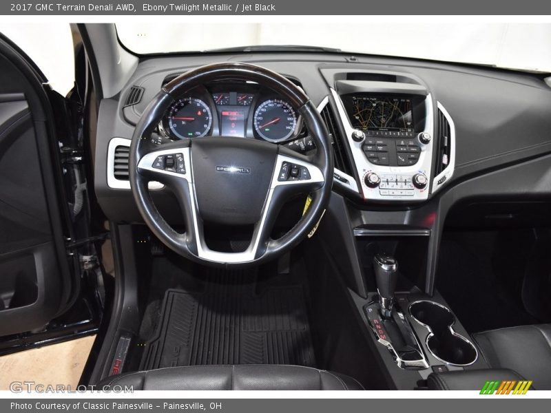 Ebony Twilight Metallic / Jet Black 2017 GMC Terrain Denali AWD