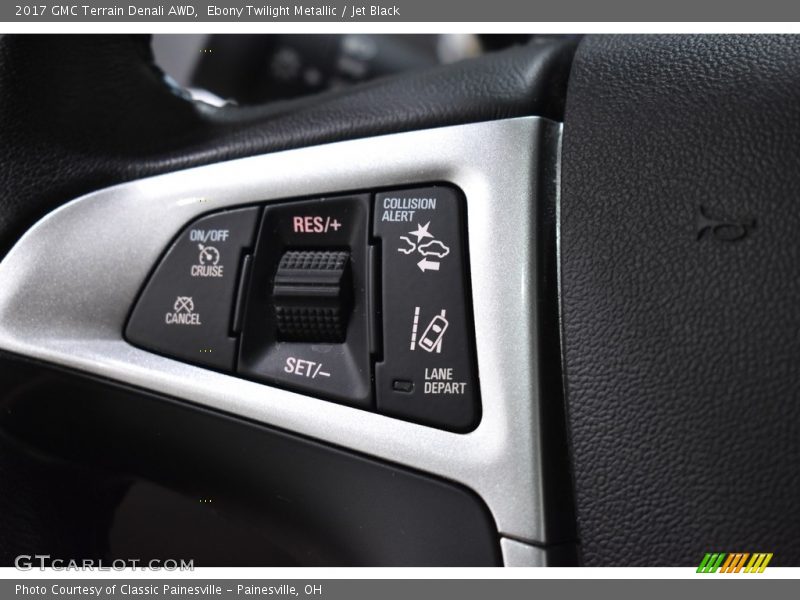 Ebony Twilight Metallic / Jet Black 2017 GMC Terrain Denali AWD