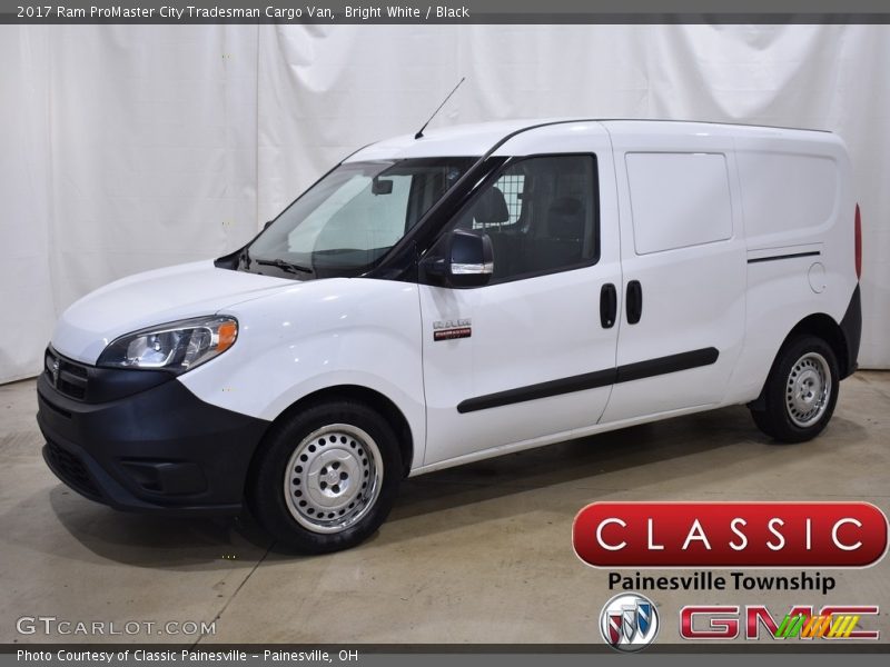 Bright White / Black 2017 Ram ProMaster City Tradesman Cargo Van