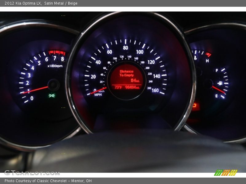 Satin Metal / Beige 2012 Kia Optima LX