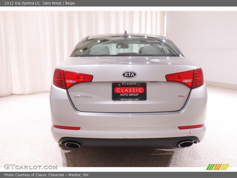 Satin Metal / Beige 2012 Kia Optima LX