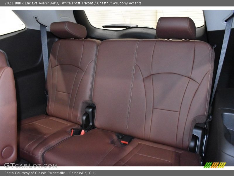 White Frost Tricoat / Chestnut w/Ebony Accents 2021 Buick Enclave Avenir AWD