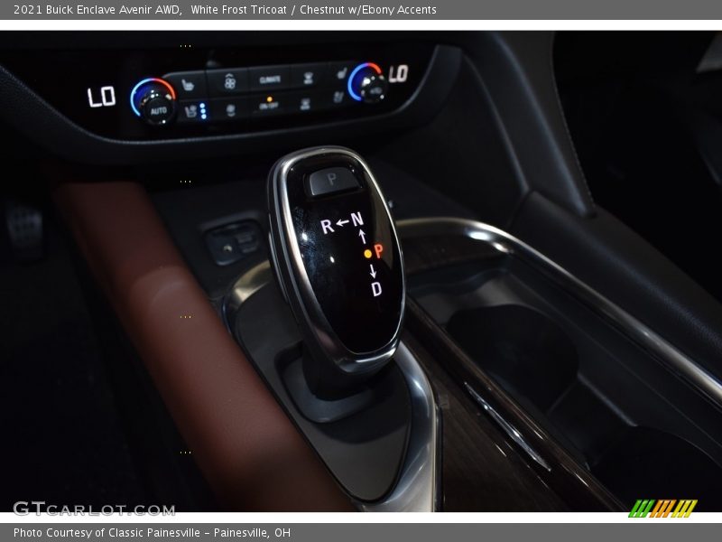 White Frost Tricoat / Chestnut w/Ebony Accents 2021 Buick Enclave Avenir AWD