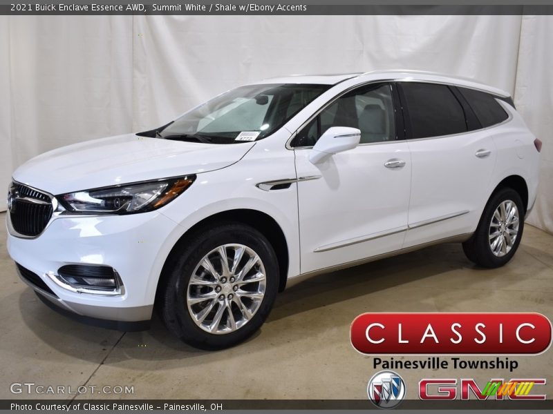 Summit White / Shale w/Ebony Accents 2021 Buick Enclave Essence AWD