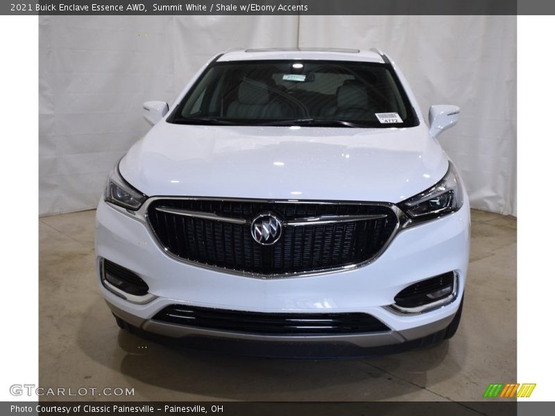 Summit White / Shale w/Ebony Accents 2021 Buick Enclave Essence AWD