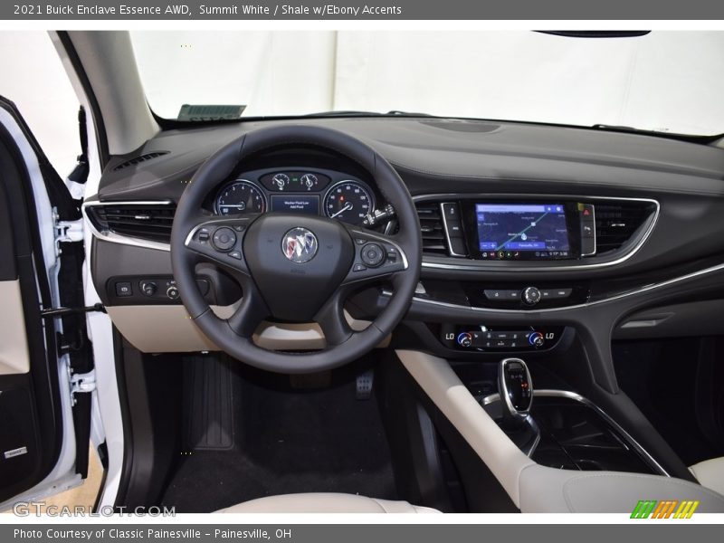 Summit White / Shale w/Ebony Accents 2021 Buick Enclave Essence AWD