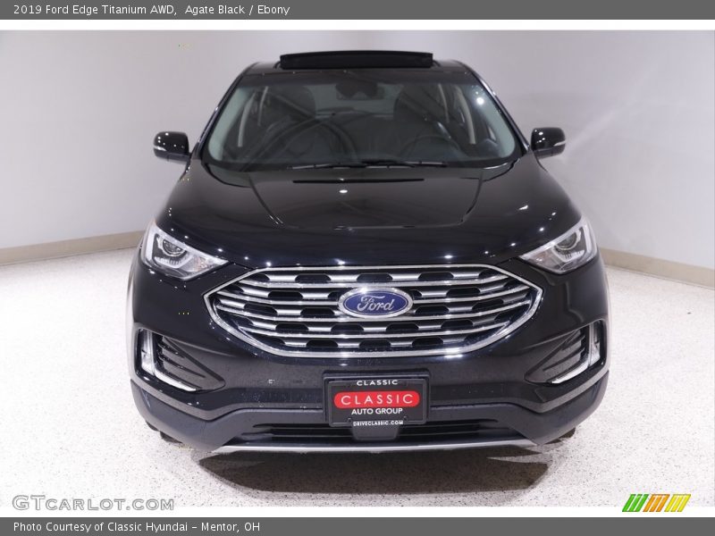 Agate Black / Ebony 2019 Ford Edge Titanium AWD