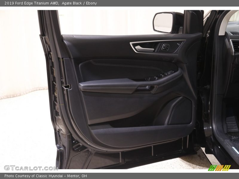 Agate Black / Ebony 2019 Ford Edge Titanium AWD