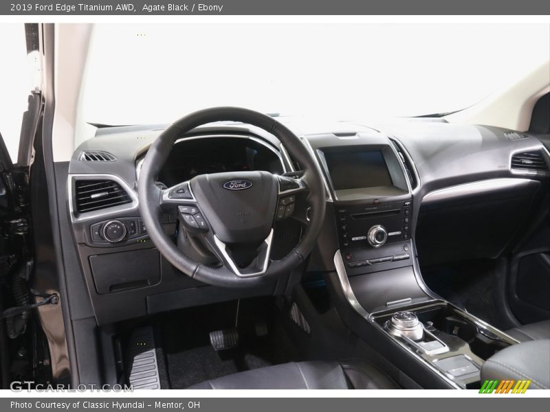 Agate Black / Ebony 2019 Ford Edge Titanium AWD