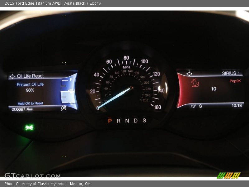 Agate Black / Ebony 2019 Ford Edge Titanium AWD