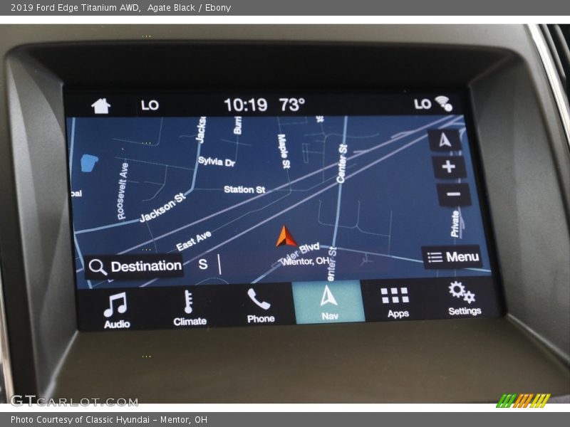 Agate Black / Ebony 2019 Ford Edge Titanium AWD