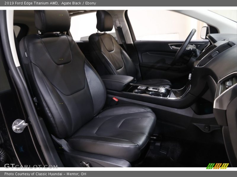 Agate Black / Ebony 2019 Ford Edge Titanium AWD