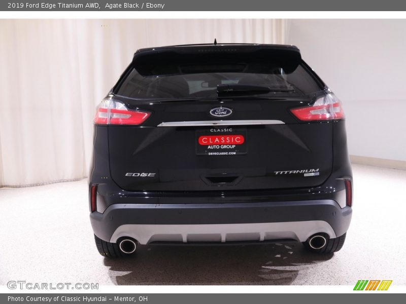 Agate Black / Ebony 2019 Ford Edge Titanium AWD