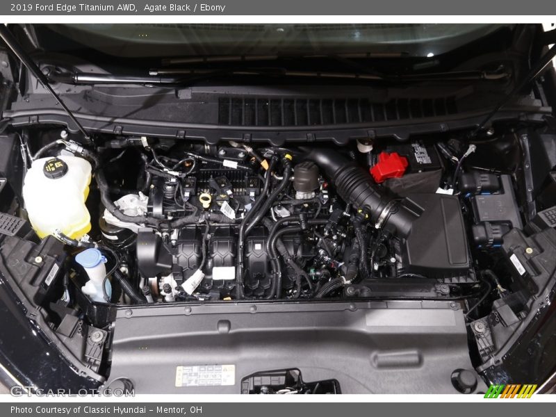 Agate Black / Ebony 2019 Ford Edge Titanium AWD