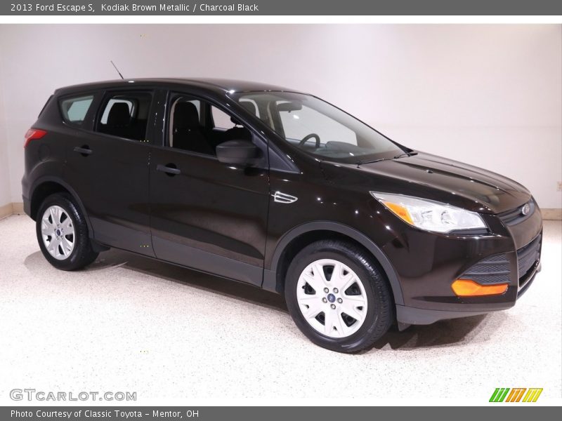 Kodiak Brown Metallic / Charcoal Black 2013 Ford Escape S