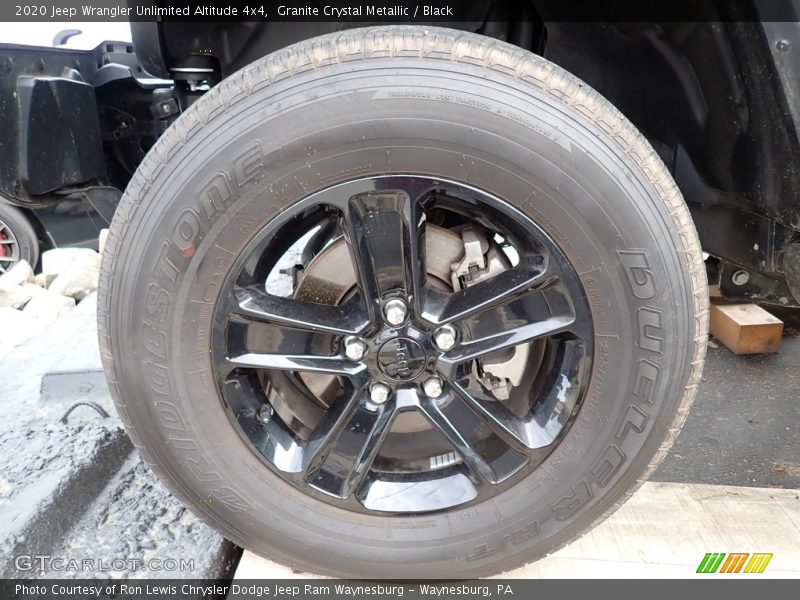Granite Crystal Metallic / Black 2020 Jeep Wrangler Unlimited Altitude 4x4