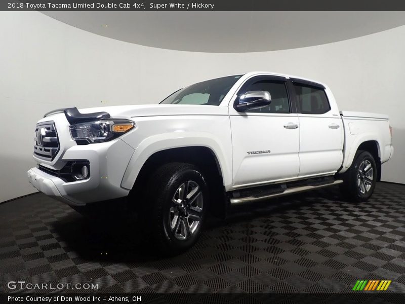 Super White / Hickory 2018 Toyota Tacoma Limited Double Cab 4x4
