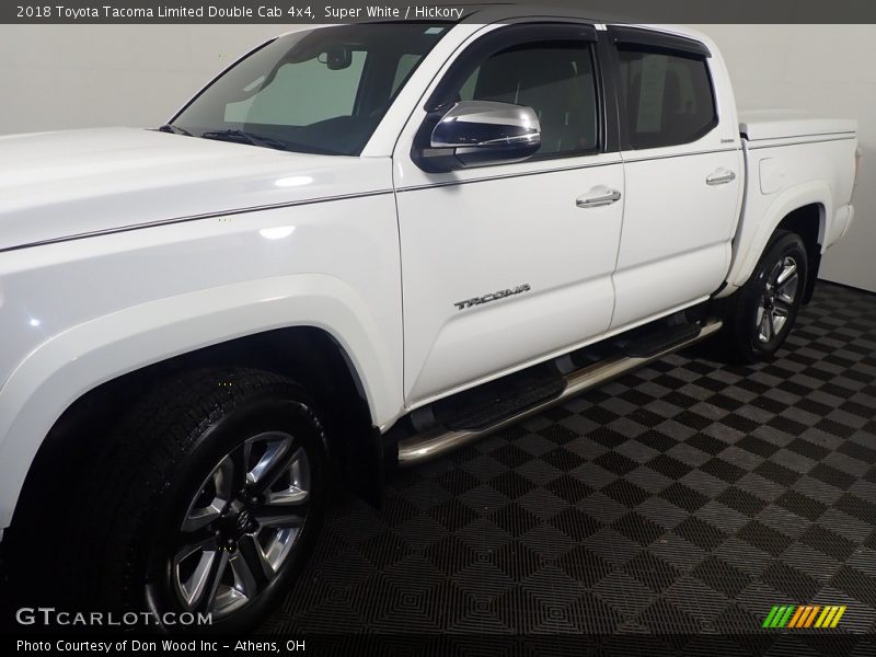 Super White / Hickory 2018 Toyota Tacoma Limited Double Cab 4x4