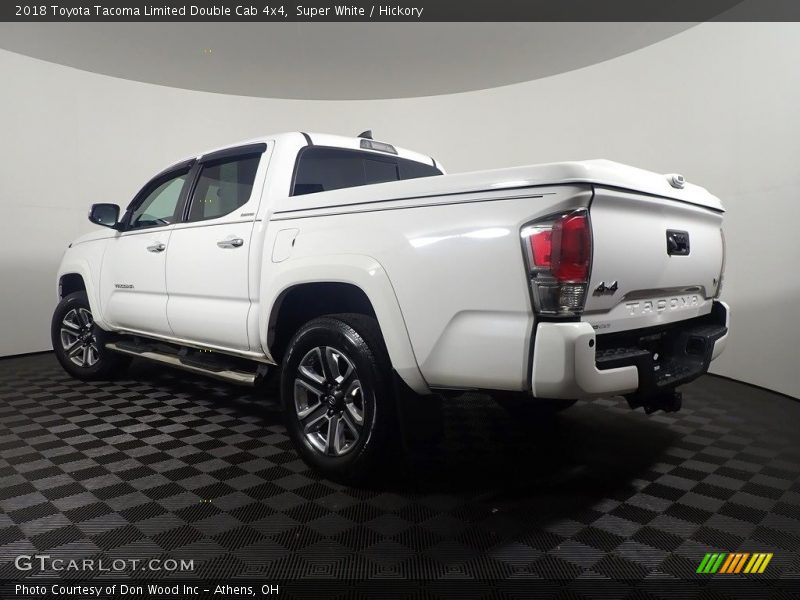 Super White / Hickory 2018 Toyota Tacoma Limited Double Cab 4x4