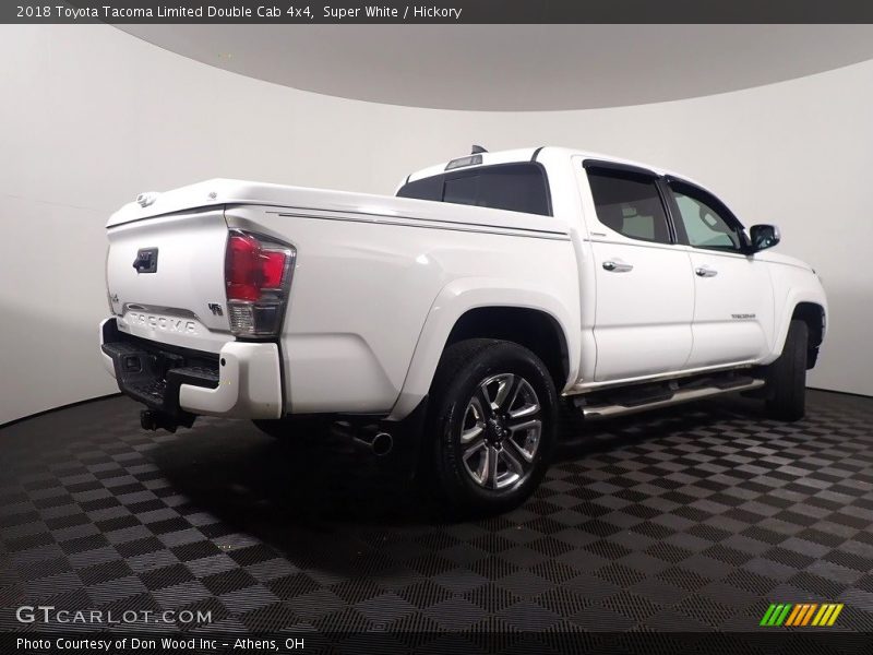 Super White / Hickory 2018 Toyota Tacoma Limited Double Cab 4x4