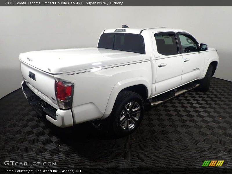 Super White / Hickory 2018 Toyota Tacoma Limited Double Cab 4x4